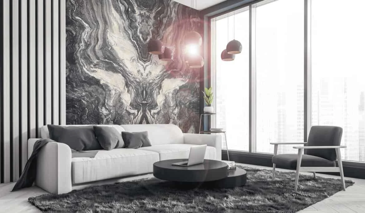 Fusion Blue natural stone slab