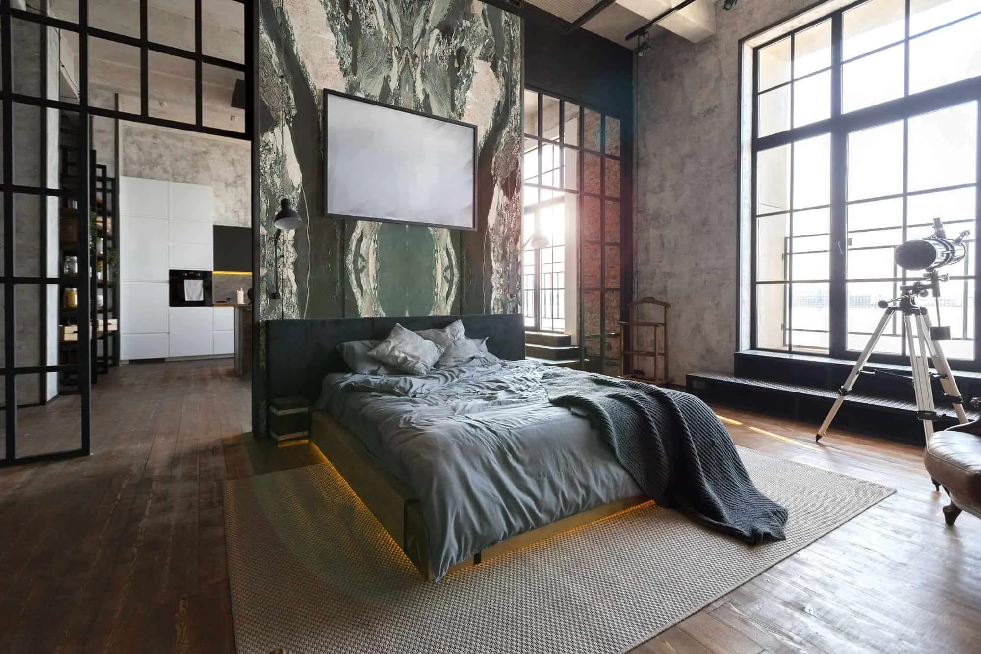 Natural stone slab installation from the Zion Stone Gallery portfolio
