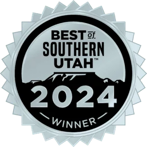Best of Southern Utah Silver award badge